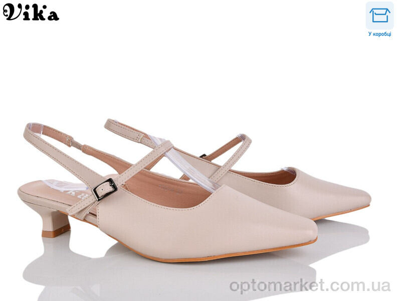 Купить Туфлі жіночі 130-4 Vika бежевий, фото 1