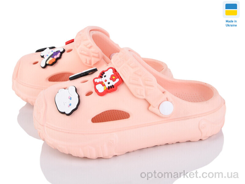 Купить Крокси дитячі 1300 персик Verta рожевий, фото 1