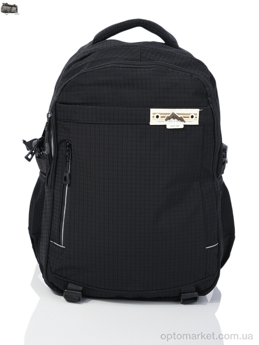 Купить Рюкзак унісекс 1301 black (30-250) Jomolanma чорний, фото 1