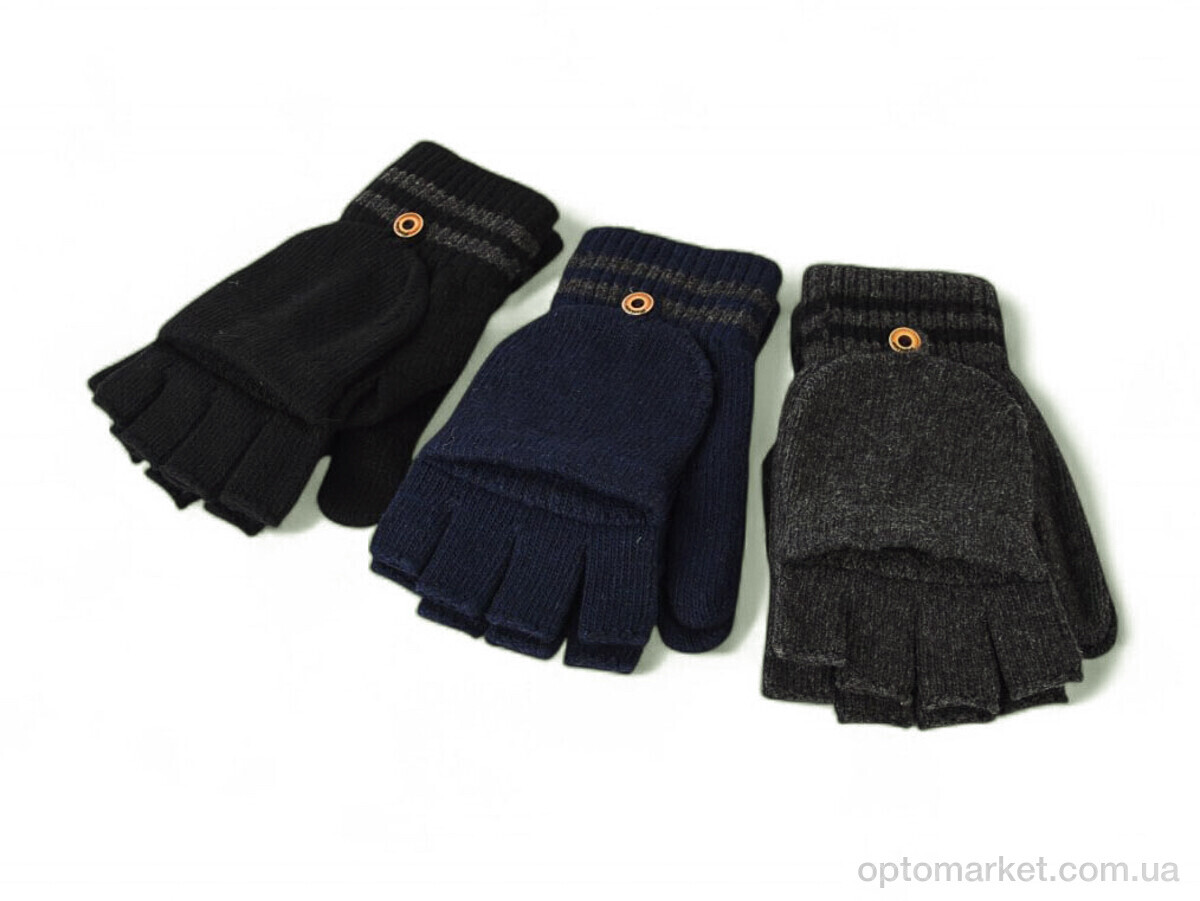 Купить Рукавиці чоловічі 1306 (хутро) mix Anjela мікс, фото 1