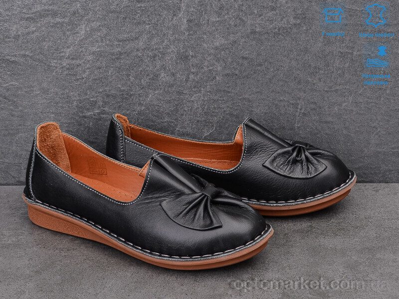 Купить Туфлі жіночі 131-01 Bati moda чорний, фото 2