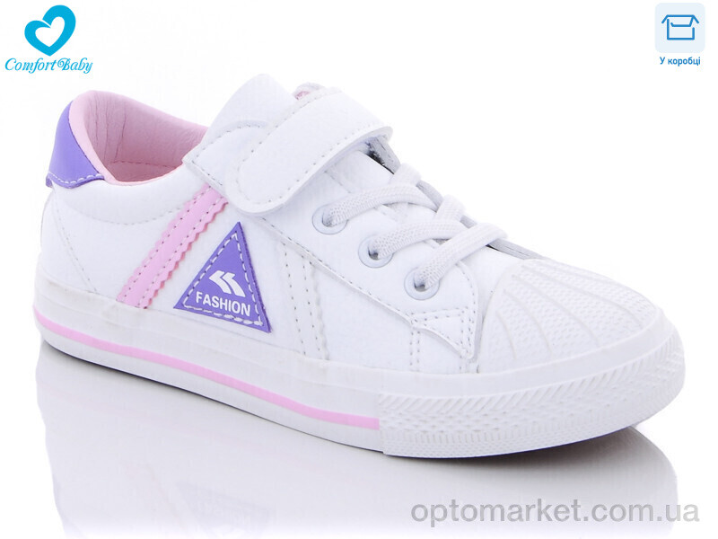 Купить Кросівки дитячі 1310 фіолетовий Feiyao білий, фото 1