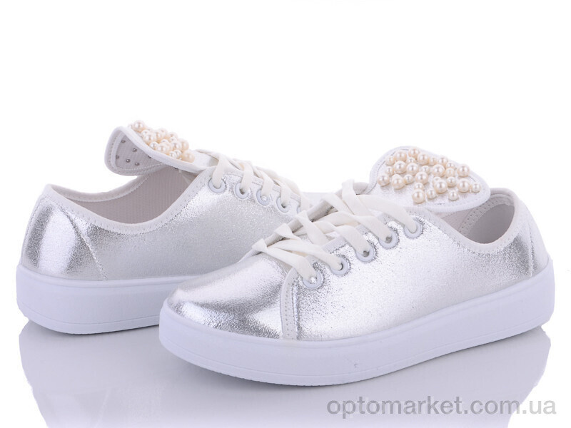 Купить Кросівки жіночі 131330-3 Demur срібний, фото 1