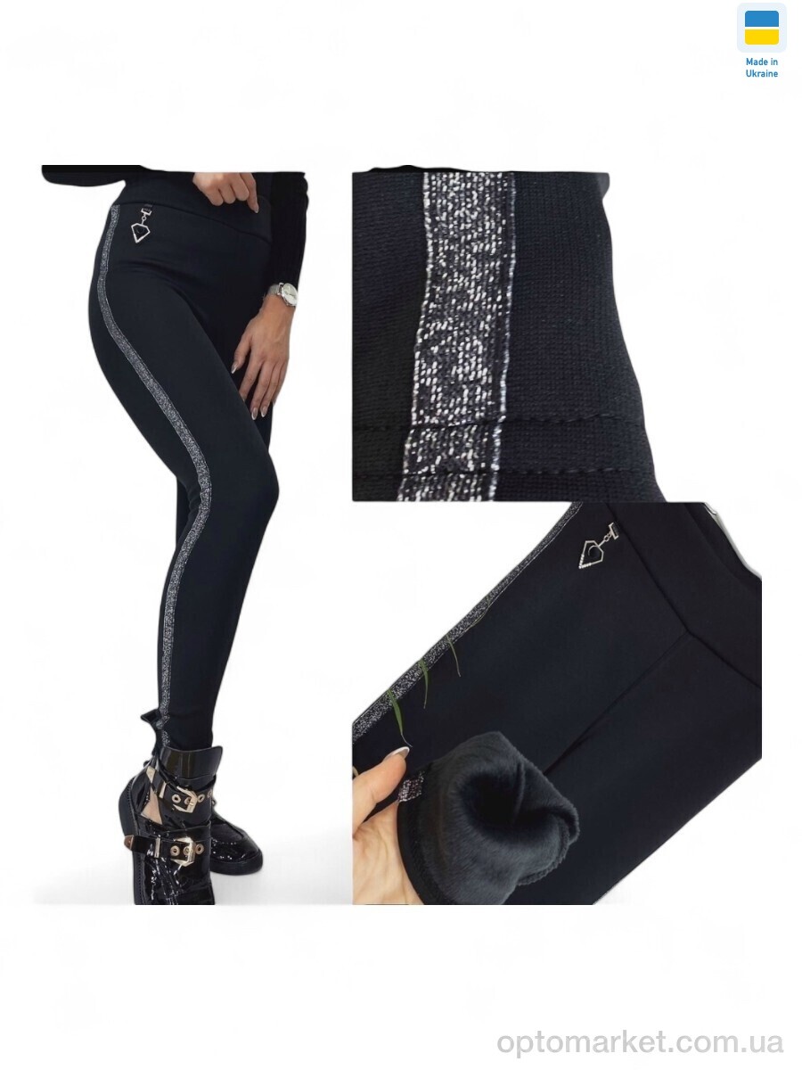 Купить Лосини жіночі 1318 чорний Sport style чорний, фото 1