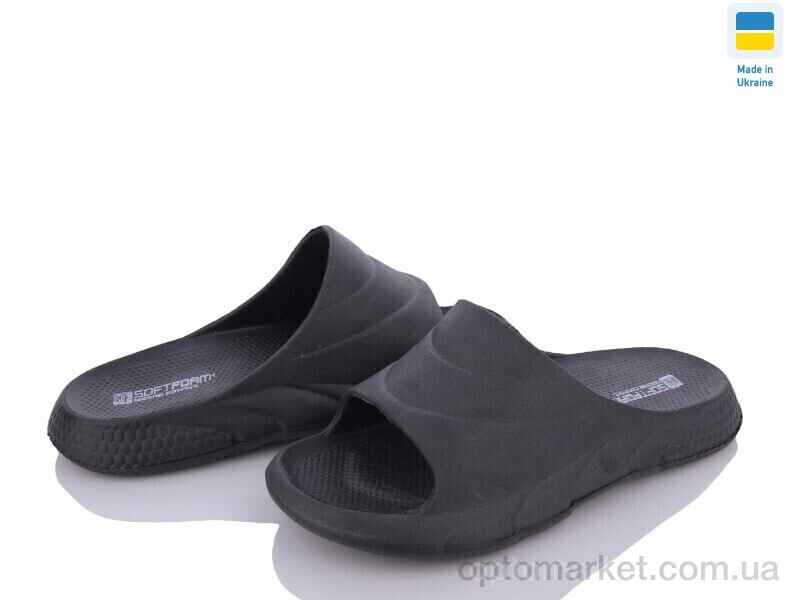 Купить Шльопанці жіночі 132 чорний Progress чорний, фото 1