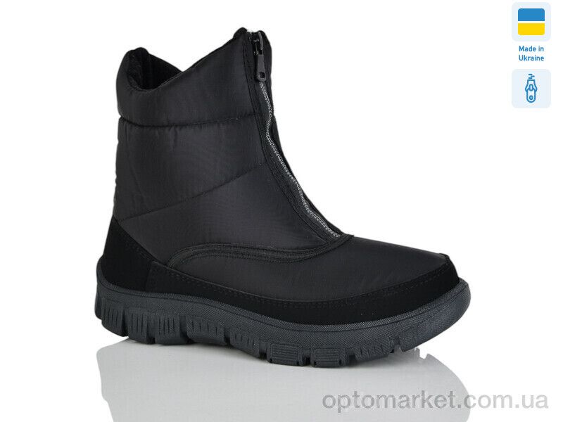 Купить Черевики жіночі 1323 черн черн подошва DeMur чорний, фото 1