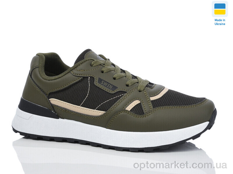 Купить Кросівки чоловічі 1324-4 Swin зелений, фото 1