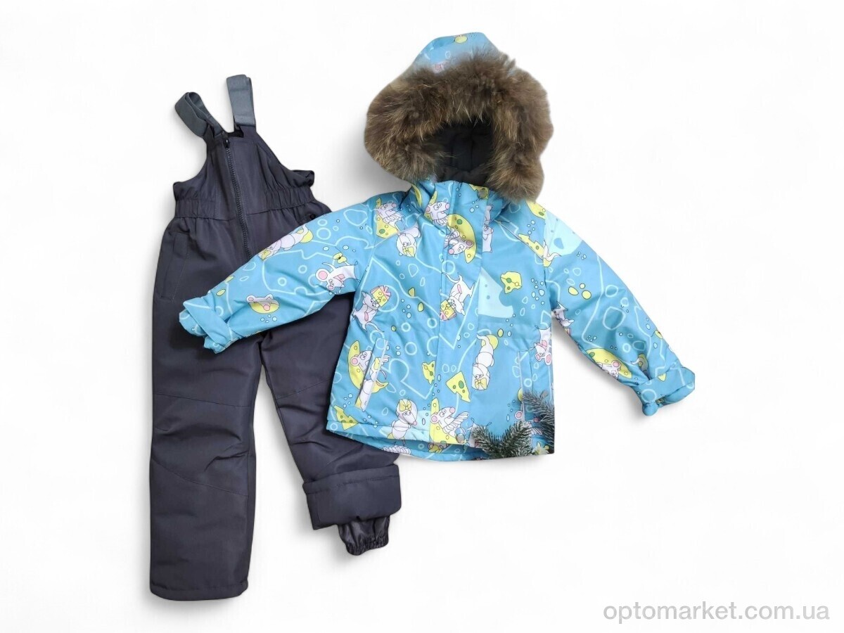 Купить Комплекти дитячі дитячі 1329 блакитний напівкомбінезон-куртка Javinia блакитний, фото 1