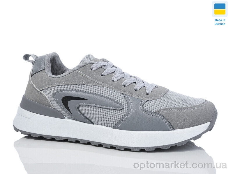 Купить Кросівки чоловічі 1343-3 Swin сірий, фото 1