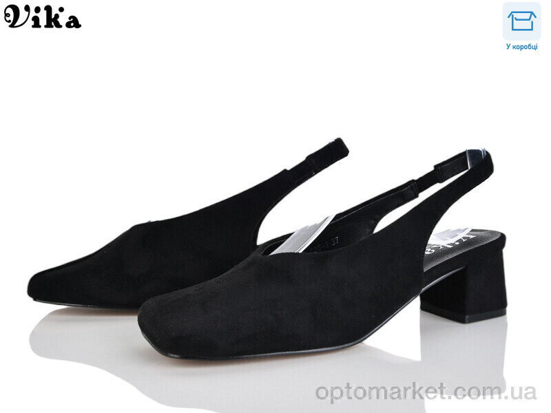 Купить Туфлі жіночі 136-1 Vika чорний, фото 1