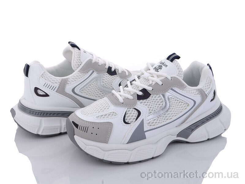 Купить Кросівки жіночі 136-21 white-grey Violeta only one білий, фото 1