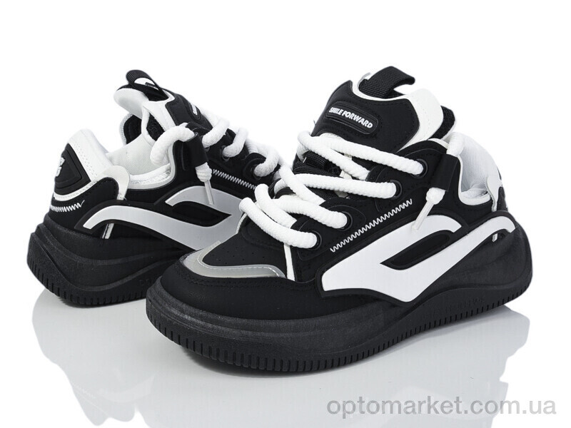 Купить Кросівки жіночі 136-27 black-white Violeta чорний, фото 1