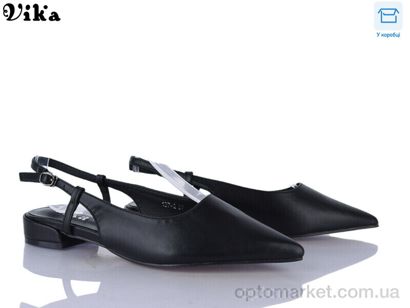 Купить Туфлі жіночі 137-2 Vika чорний, фото 1
