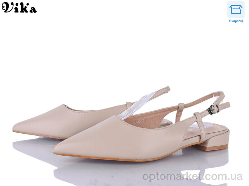 Купить Туфлі жіночі 137-3 Vika бежевий, фото 1