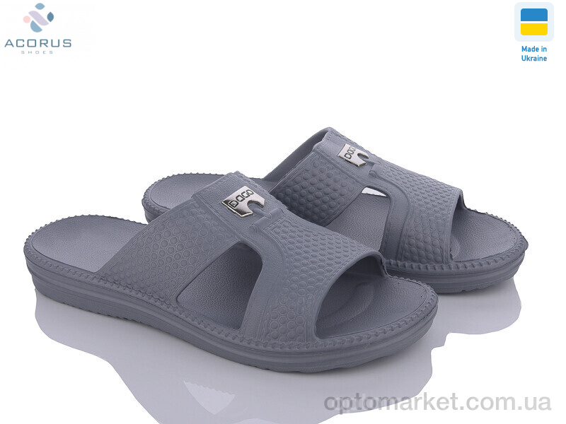 Купить Шльопанці чоловічі 137 сірий Dago сірий, фото 1