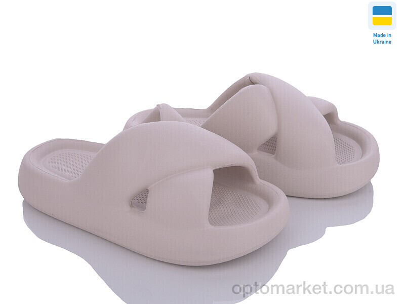 Купить Шльопанці жіночі 138 бежевий Progress бежевий, фото 1