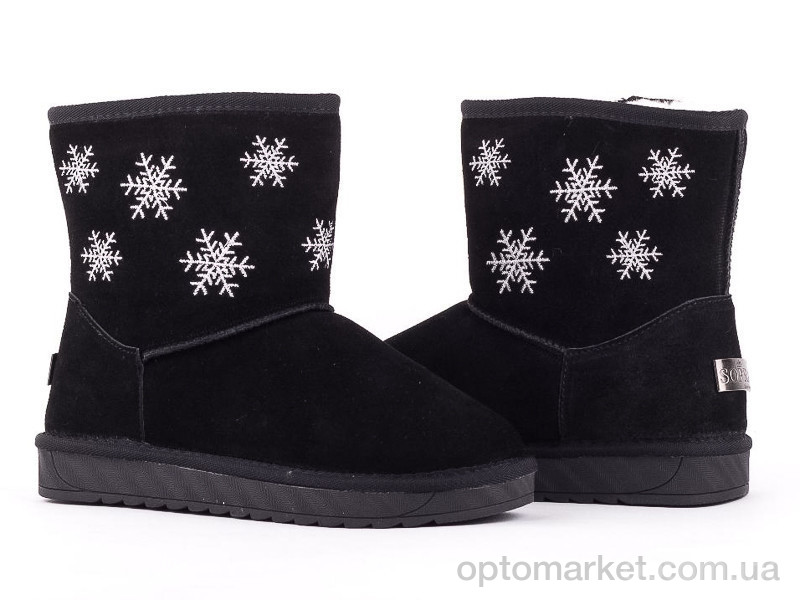 Купить Угги женские 138739 Sopra черный, фото 1