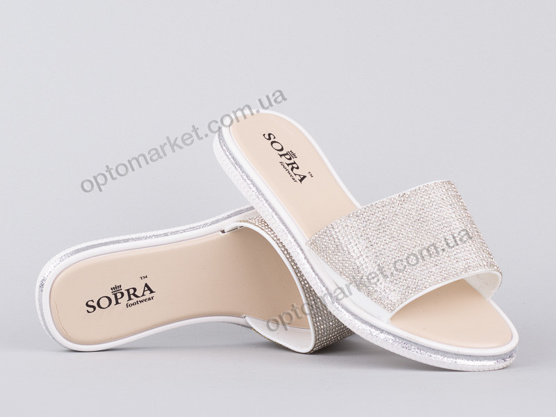 Купить Шлепки женские 139939 Sopra белый, фото 1