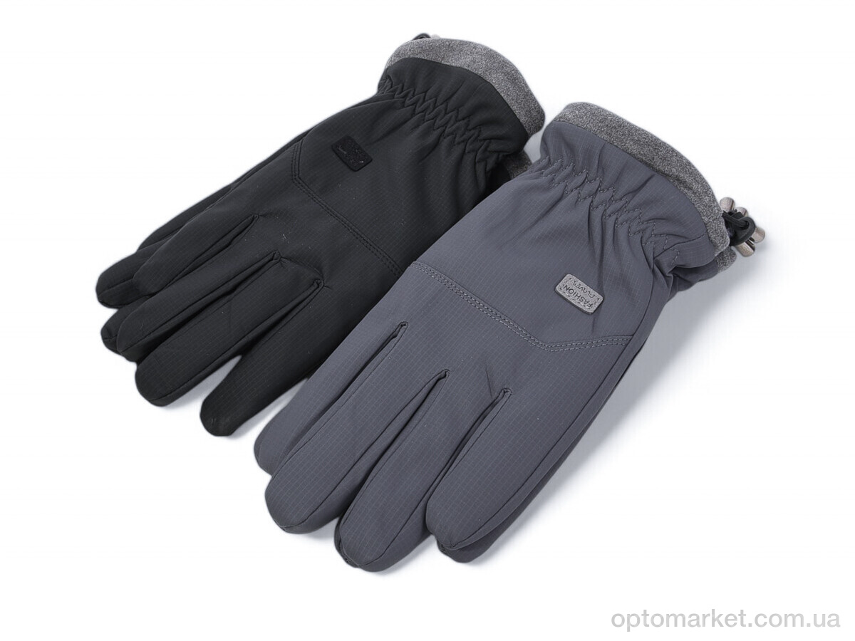 Купить Рукавички чоловічі 14-101 хутро mix Rubi мікс, фото 1