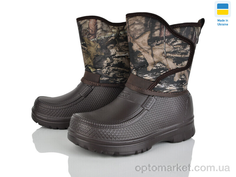 Купить Чоботи з піни чоловічі 140 коричневий Dago коричневий, фото 1