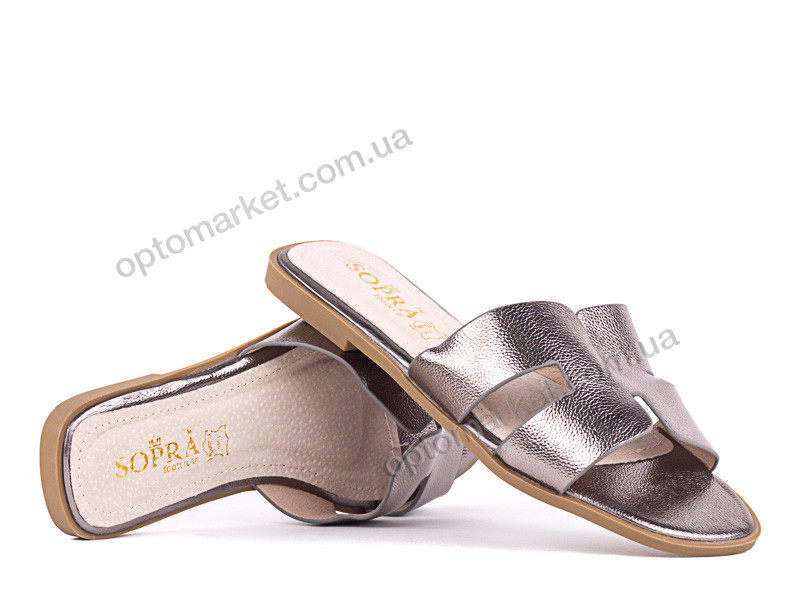 Купить Шлепки женские 140457 Prima D'Arte графит, фото 1