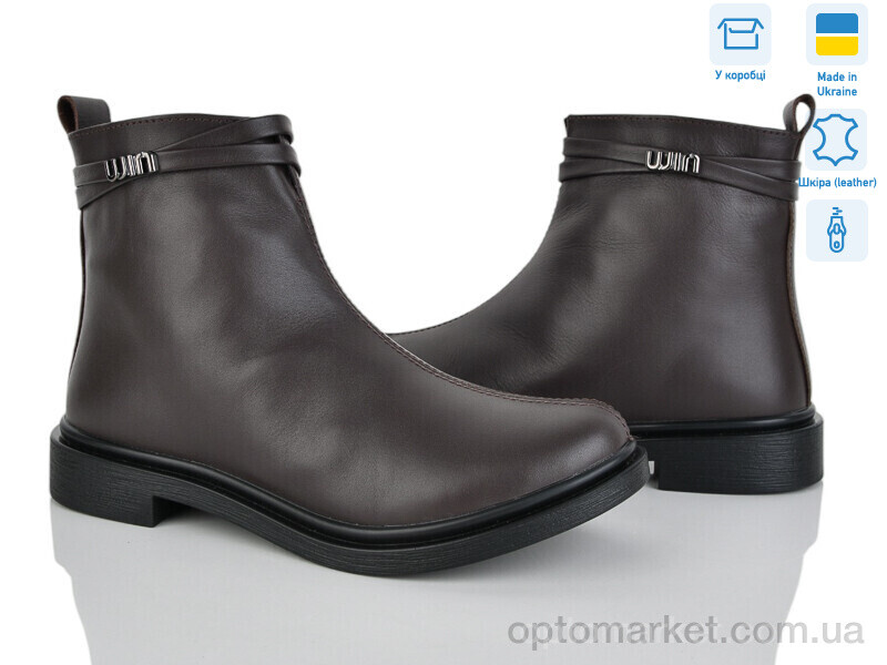 Купить Черевики жіночі 14126-6Б Ailinda коричневий, фото 1