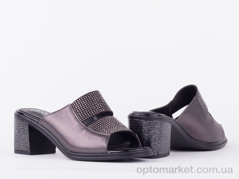 Купить Шлепки женские 141355 Sopra графит, фото 1