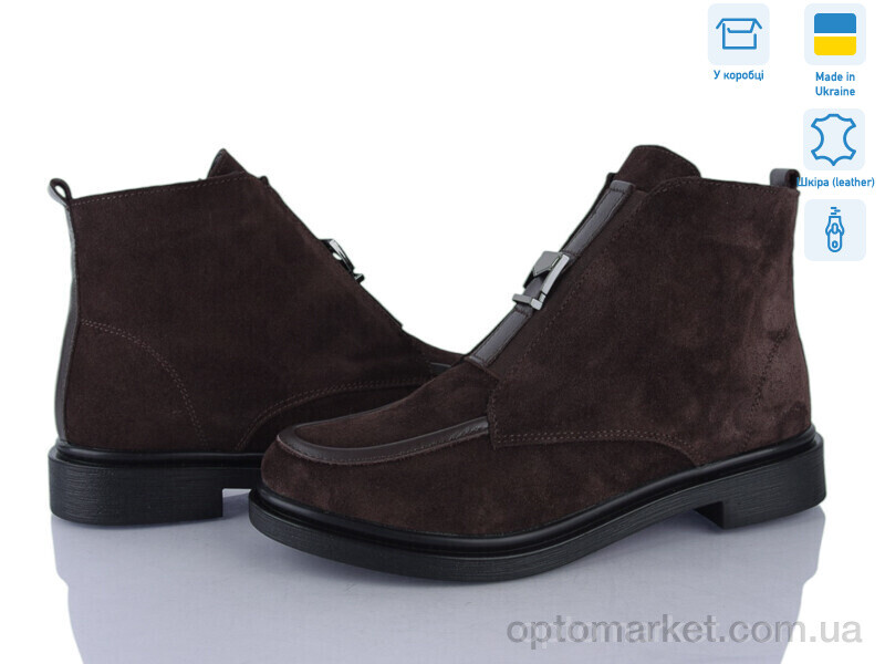 Купить Черевики жіночі 14141-55 Ailinda коричневий, фото 1