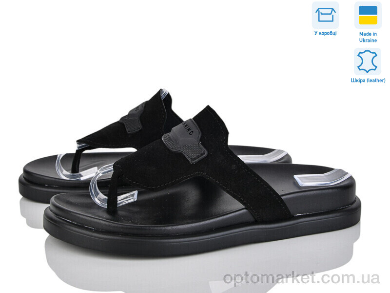 Купить Шльопанці жіночі 142-28 Stella чорний, фото 1