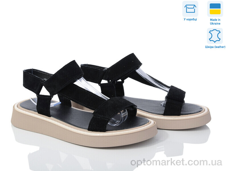 Купить Босоніжки жіночі 142-3 Stella чорний, фото 1