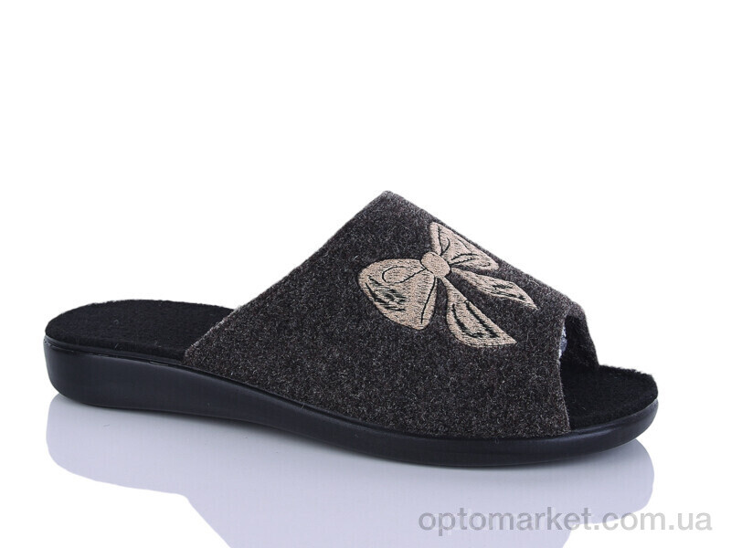 Купить Капці жіночі 143-14 коричневий Klerotex коричневий, фото 1