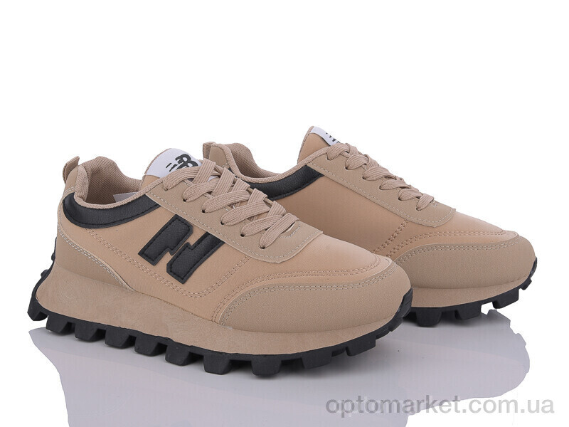 Купить Кросівки жіночі 143-35 khaki Violeta коричневий, фото 2