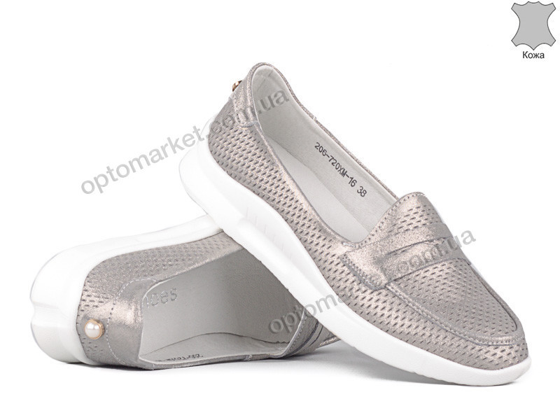 Купить Мокасины женские 143219 Allshoes графит, фото 1