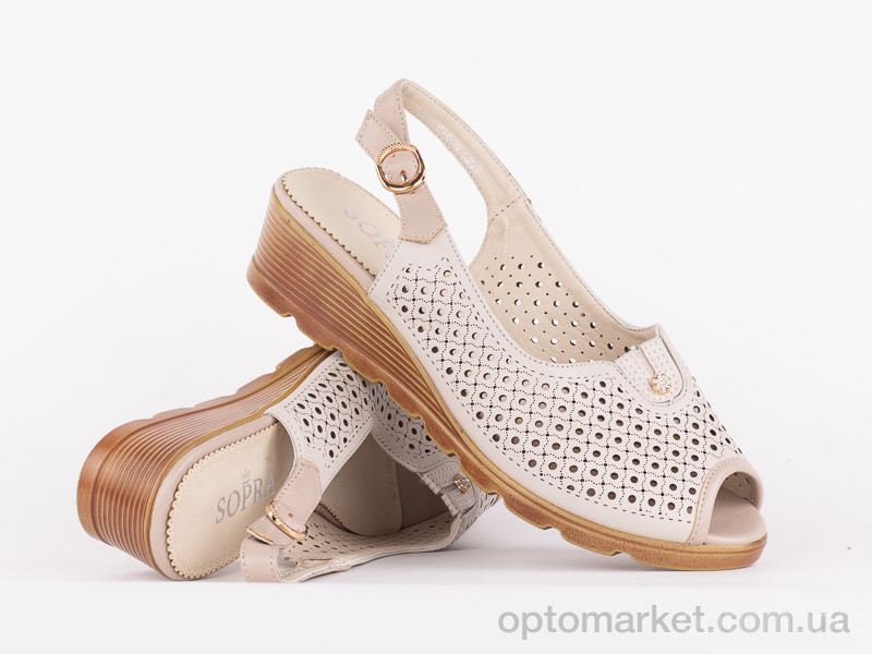 Купить Босоножки женские 143392 Sopra бежевый, фото 1
