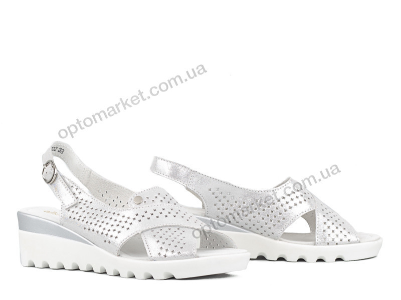 Купить Босоножки женские 143568 Allshoes серебряный, фото 1