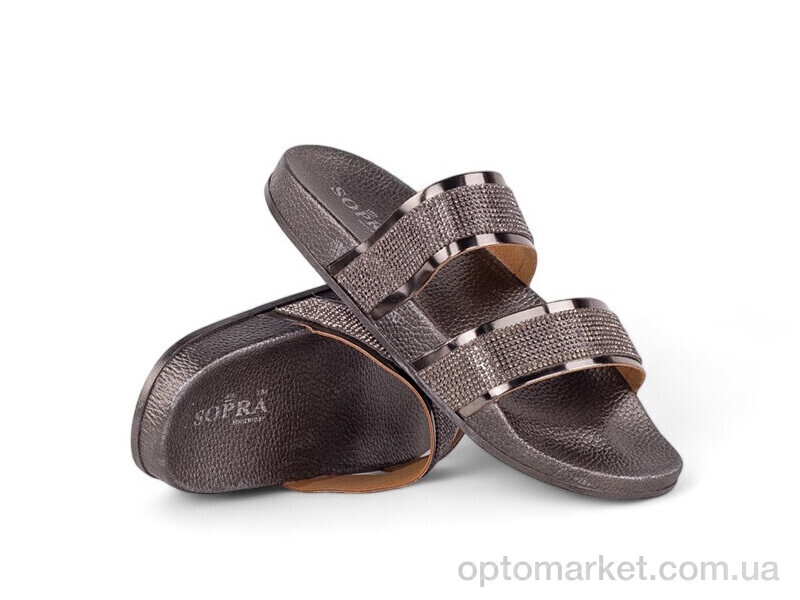 Купить Шльопанці жіночі 143879 Sopra чорний, фото 1