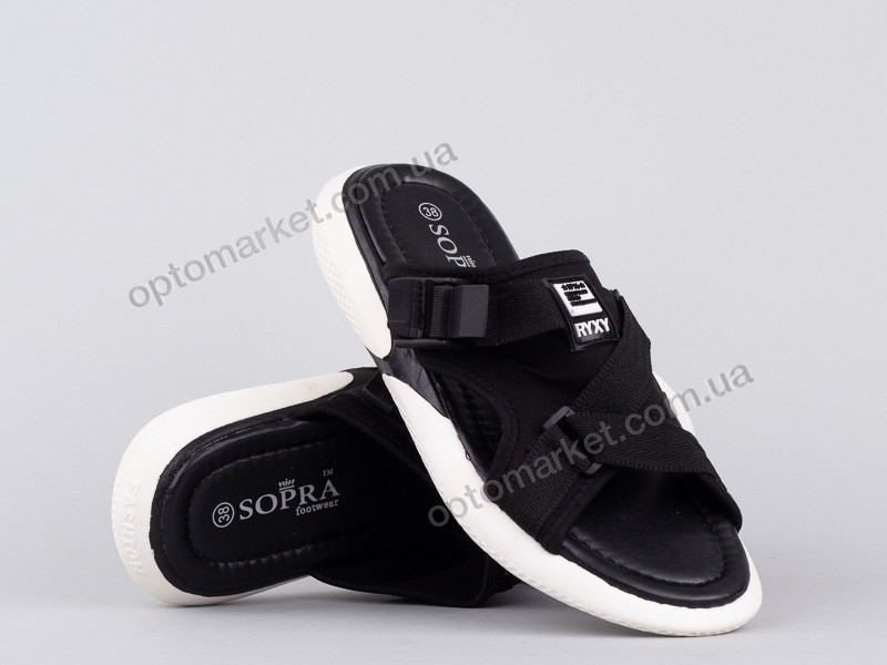 Купить Шлепки женские 143892 Sopra черный, фото 1