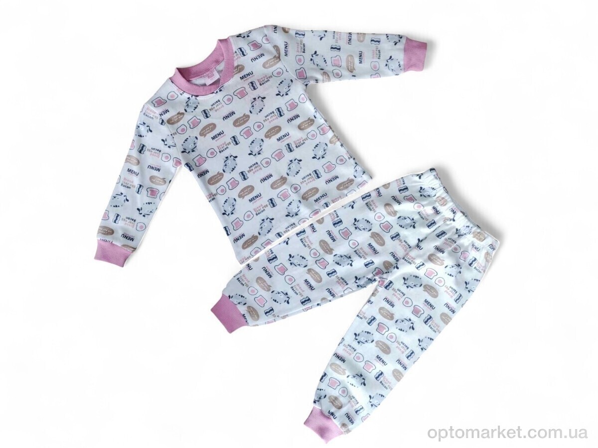 Купить Пижама дитячі 14450 рожевий Lumina Kids білий, фото 1