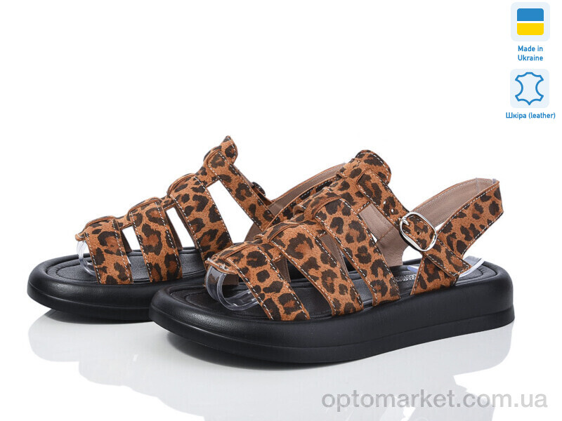 Купить Босоніжки жіночі 1456 лео кор. V.Arimany коричневий, фото 1