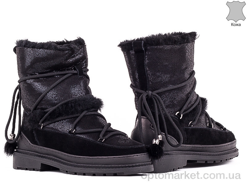 Купить Ботинки женские 148152 Allshoes Черный, фото 1