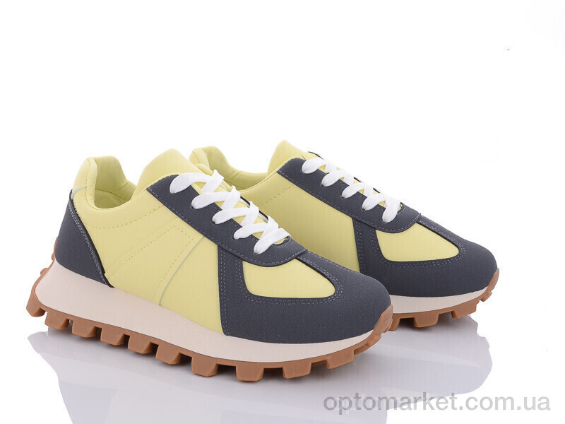 Купить Кросівки жіночі 149-9-5 black-yellow Violeta only one жовтий, фото 1