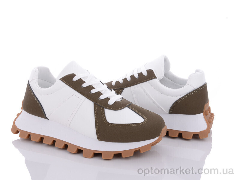 Купить Кросівки жіночі 149-9-7 white-olive Violeta only one зелений, фото 1