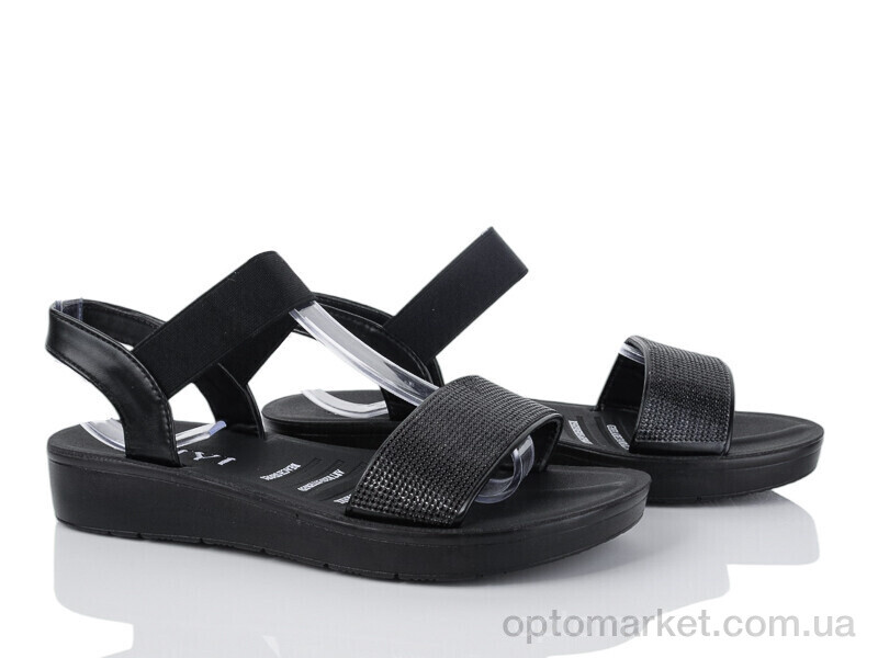 Купить Босоніжки жіночі 15-1 YiYi чорний, фото 1