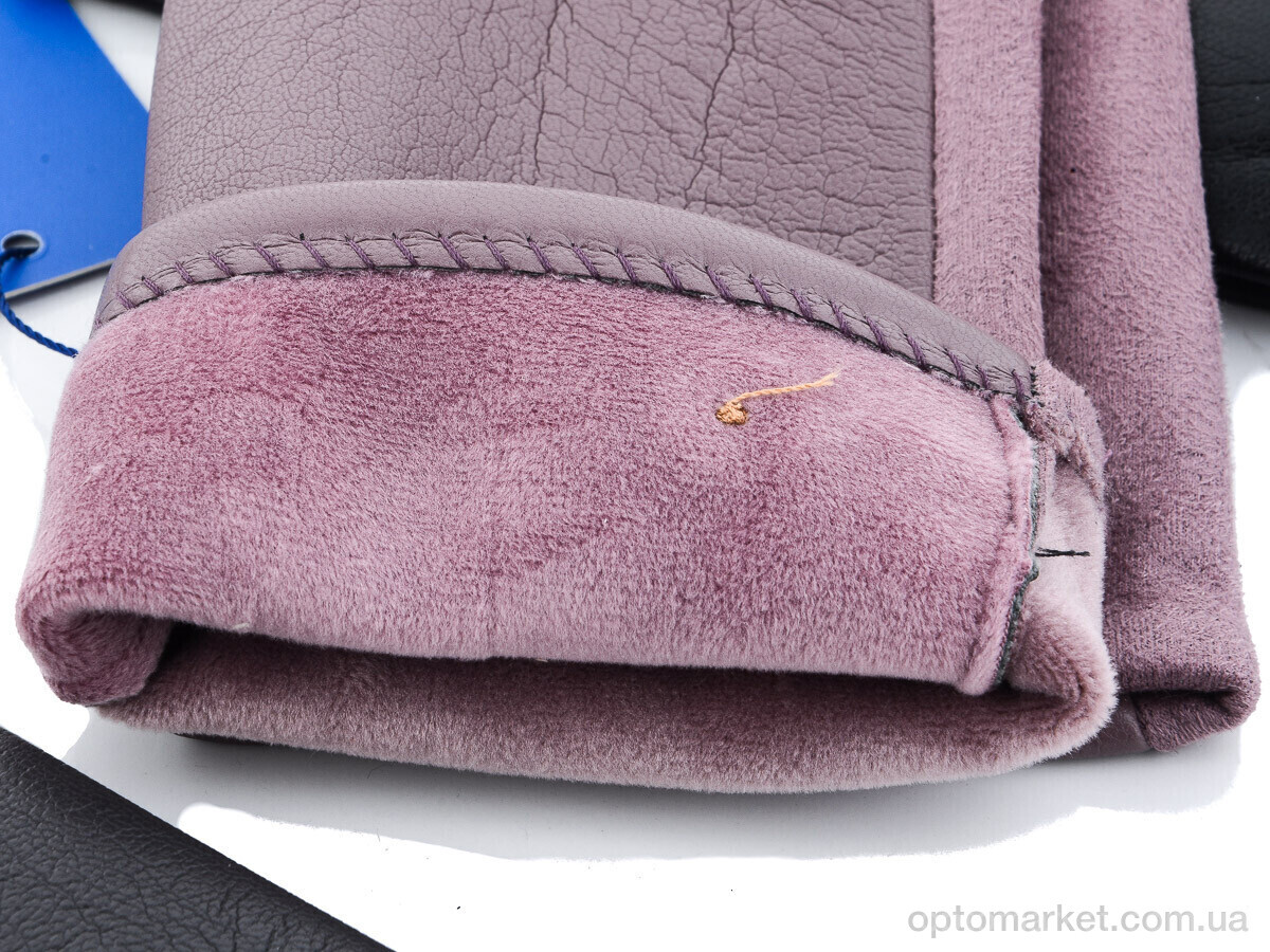 Купить Рукавички жіночі 15-141Ж кожзам плюш mix Королева мікс, фото 2