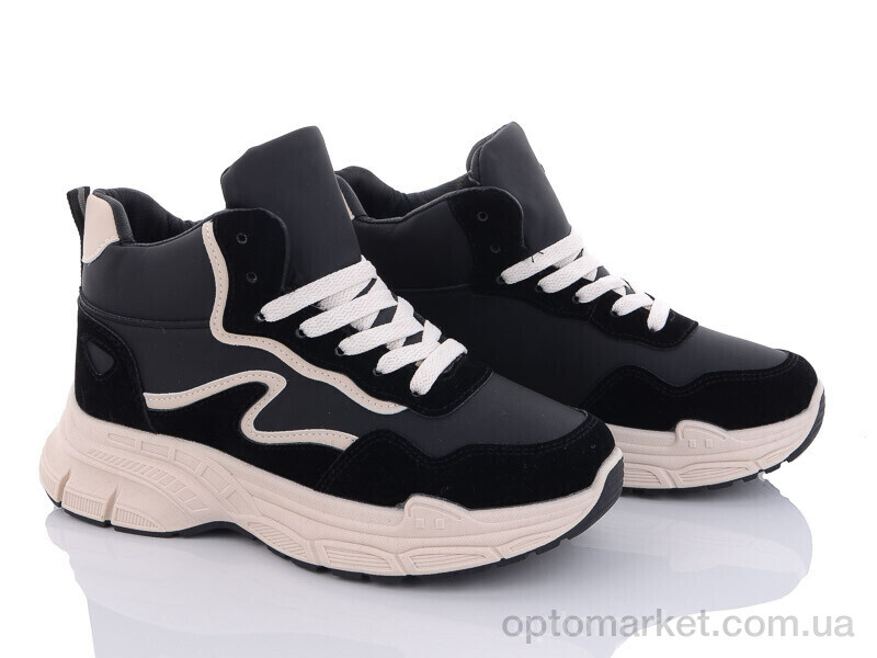 Купить Черевики жіночі 150-45 black-beige Violeta only one сірий, фото 1