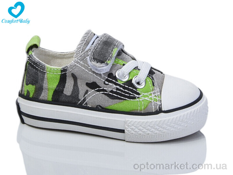 Купить Кеди дитячі 150С зелений Comfort-baby сірий, фото 1