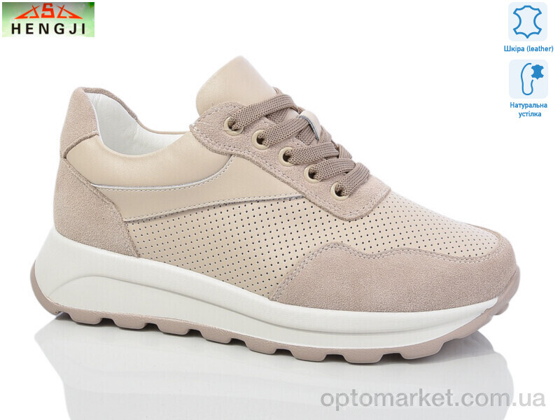 Купить Кросівки жіночі 151-6 Hengji бежевий, фото 1