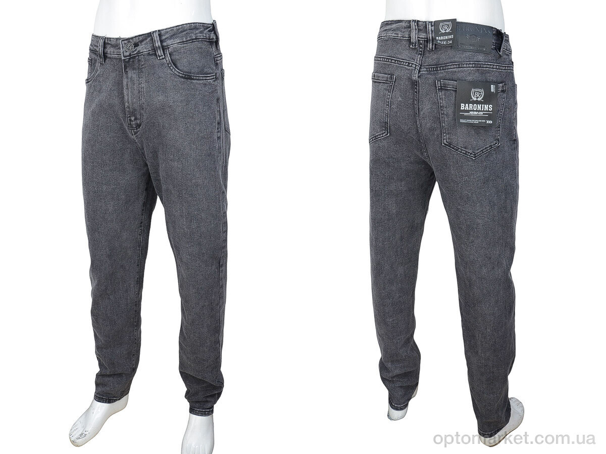 Купить Джинси чоловічі 1512 Baron сірий, фото 3