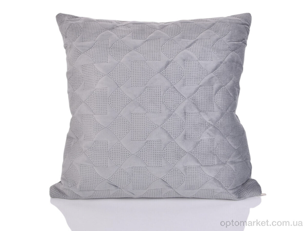 Купить Подушка унісекс 1513 (11119) grey 45x45см Malloory Home сірий, фото 1
