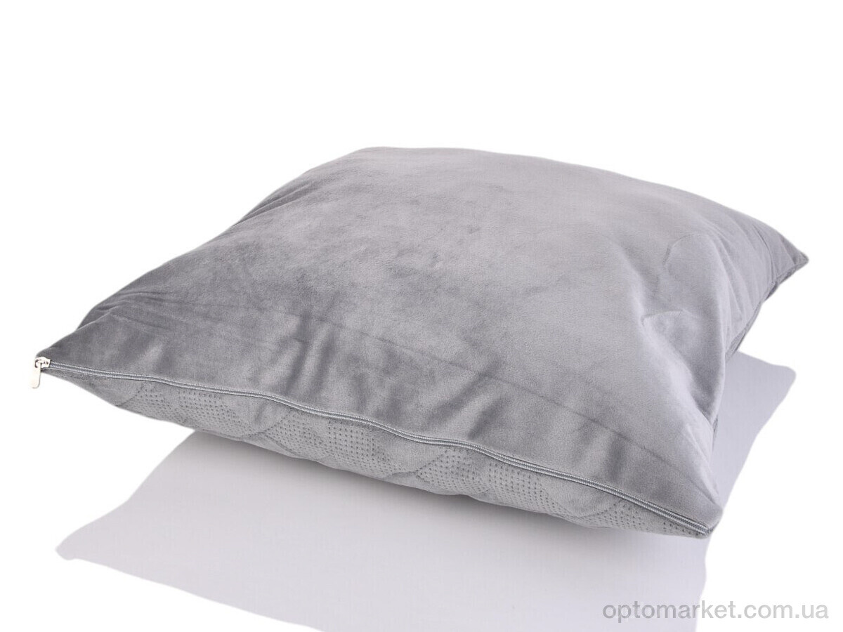 Купить Подушка унісекс 1513 (11119) grey 45x45см Malloory Home сірий, фото 2